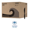 Cutlery | Boardwalk BWKKNIFEHWPPBLA Heavyweight Polypropylene Cutlery Knife - Black (1000/Carton) image number 5