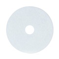 Just Launched | Boardwalk BWK4017WHI 17 in. Diameter Polishing Floor Pads - White (5/Carton) image number 1
