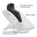 Office Phones & Accessories | Softalk 00802 Softalk II 2 x 6.75 x 2.5 Telephone Shoulder Rest - Charcoal image number 5