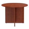 Office Desks & Workstations | Alera ALEVA7142MC 42 in. x 29.5 in. Valencia Round Conference Table with Legs - Medium Cherry image number 1