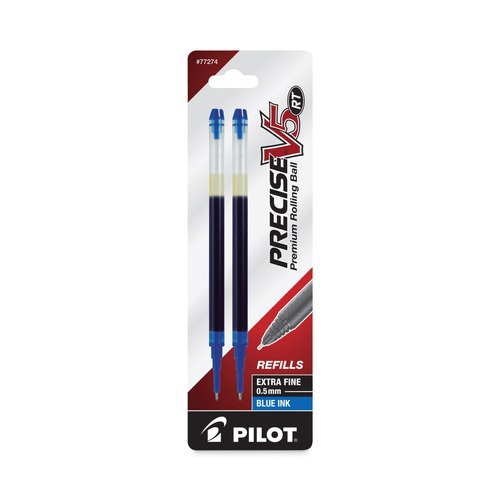 Pens | Pilot 77274 Pilot Extra-Fine Conical Tip Rollerball Pen Refill - Blue Ink (2/Pack) image number 0