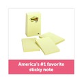 Notebooks & Pads | Post-it Notes 660-5PK 4 in. x 6 in. Original Note Ruled Pads - Canary Yellow (5/Pack) image number 5