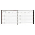 Notebooks & Pads | National 57803 9.78 in. x 8.5 in. Sheets Hardcover Visitor Register Book - Burgundy Cover image number 1
