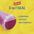 Food Wraps | Glad 70441 70 sq. ft. Foot Roll Press'n Seal Food Plastic Wrap (12/Carton) image number 6