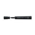 Permanent Markers | Universal UNV07051 Broad Chisel Tip Permanent Marker - Black (1 Dozen) image number 6