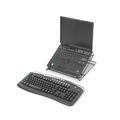 Office Desks & Workstations | Safco 2161BL 12.25 in. x 12.25 in. x 2 in. Onyx Mesh Laptop Stand - Black image number 4