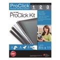 Sheet Protectors | GBC 2515665P 5/16 in. Capacity Instant Report Kit - Clear/Black Cover/Black Spine (2/Pack) image number 0