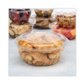 Bowls and Plates | Dart CTR64BD 64 oz. 8.9 in. Diameter x 4 in. Plastic Tamper-Resistant Tamper-Evident Bowls with Dome Lid - Clear (100/Carton) image number 5