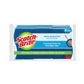 Cleaning Tools | Scotch-Brite 529-5 4.4 in. x 2.6 in. 0.8 in. Thick Non-Scratch Multi-Purpose Scrub Sponge - Blue (9/Pack) image number 1