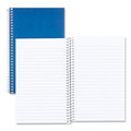 Notebooks & Pads | National 33360 150 Sheets 9.5 in. x 6 in. Medium/College Rule Three-Subject Wirebound Notebooks - Blue Cover image number 1