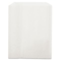  | Bagcraft P450019 Grease-Resistant 6 in. x 7.25 in. Single-Serve Bags - White (2000/Carton) image number 1