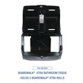 Paper Towel Holders | Boardwalk WP98053 Boardwalk Xtra 11.13 in. x 7.38 in. x 8.88 in. 2-Roll Controlled Bath Tissue Dispenser - Translucent Black (1/Carton) image number 7