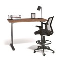 Office Chairs | Alera ALEWX46BME17 27.95 in. to 33.66 in. Seat Height Supports Up to 275 lbs. Mesh Back Wessex Drafting Stool - Black image number 5