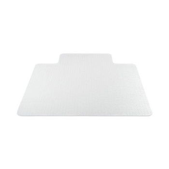 Deflecto CM14432F SuperMat 46 in. x 60 in. Wide Lipped Frequent Use Chair Mat for Medium Pile Carpet - Clear
