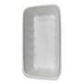 Food Trays, Containers, and Lids | GEN 10KWH 10.75 in. x 5.95 in. x 1.87 in. No. 10K Foam Meat Trays - White (250/Carton) image number 1