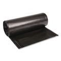  | Boardwalk X7658XKKR01 38 in. x 58 in. 60 gal. 1.6 mil Recycled Low-Density Polyethylene Can Liners - Black (100/Carton) image number 1