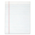 Notebooks & Pads | TOPS 7523 50-Sheets 8.5 in. x 11 in. Wide/Legal Rule "The Legal Pad" Glue Top Pads - White (12/Pack) image number 0