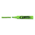 Highlighters | Avery 24020 HI-LITER Desk-Style Chisel Tip Highlighters - Fluorescent Green Ink/Black Barrel (1-Dozen) image number 2
