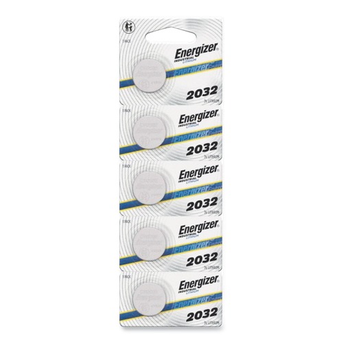 Batteries | Energizer ECRN2032 3V Industrial Lithium CR2032 Coin Battery with Tear-Strip Packaging (100/Box) image number 0