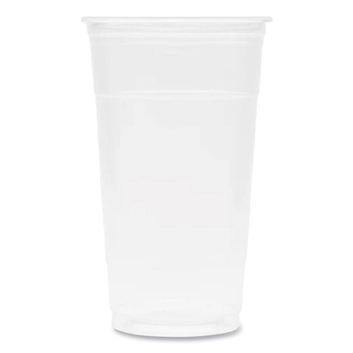 Cups and Lids | Karat C-KC32 32 oz. PET Plastic Cups - Clear (300/Carton) image number 0
