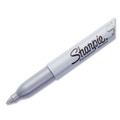 Permanent Markers | Sharpie 39100 Permanent Markers - Fine Bullet Tip/Metallic Silver (1-Dozen) image number 5