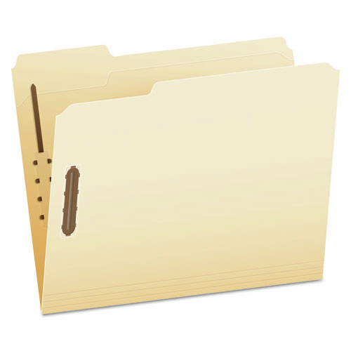 File Folders | Pendaflex FM213 1/3-Cut Tabs 2 Fastener Letter Size Fastener Folders - Manila Exterior (50/Box) image number 0