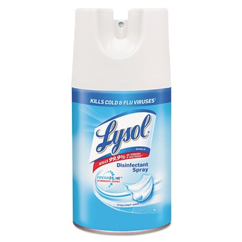 LYSOL Brand 19200-90440 7 oz. Aerosol Disinfectant Spray - Crisp Linen (12/Carton)