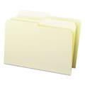 File Folders | Smead 15320 0.75 in. Expansion Assorted 1/2-Cut Tabs Legal Size File Folders - Manila (100/Box) image number 2