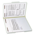 File Folders | Smead 15003 1 in. Expansion 2 Fasteners Letter Size Recycled Pressboard Fastener Folders - Gray-Green Exterior (25/Box) image number 6