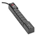 Surge Protectors | Tripp Lite TLP608RUSBB Protect It! 8 ft. Cord 6 AC Outlets/2 USB Ports 1,080 J Surge Protector - Black image number 6