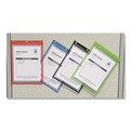 Sheet Protectors | C-Line 50920 Super Heavyweight Plus Top Load 9 in. x 12 in. Insert Stitched Shop Ticket Holders - Clear Front, Assorted Border Colors (20/Box) image number 3