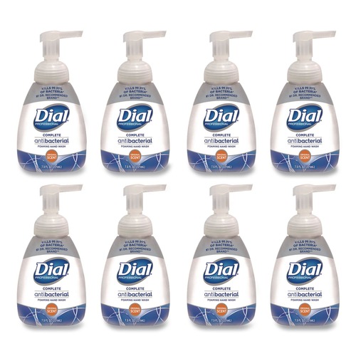 Hand Soaps | Dial Professional 02936CT 7.5 oz. Antibacterial Foaming Hand Wash - Original Scent (8/Carton) image number 0