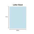 Art & Craft Paper | Universal UNV11202 8.5 in. x 11 in. 20-lb. Deluxe Colored Paper - Blue (500/Ream) image number 1