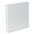 Back to School Sale | Universal UNV20742 11 in. x 8.5 in. 1 in. Capacity 3 Rings Slant D-Ring View Binder - White image number 1
