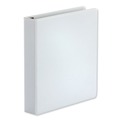 Binders | Universal UNV30722 1.5 in. Capacity 11 in. x 8.5 in. 3 Rings Deluxe Easy-to-Open D-Ring View Binder - White image number 0