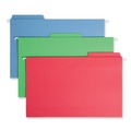 File Folders | Smead 64153 FasTab 1/3-Cut Tabs Hanging Folders - Assorted Colors/Legal Size (18/Box) image number 0