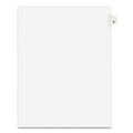 Back to School Sale | Avery 01402 11 in. x 8.5 in. 26-Tab B Avery Style Preprinted Legal Exhibit Side Tab Index Dividers - White (25/Pack) image number 1