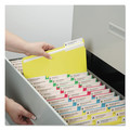 File Folders | Smead 11641 1/3-Cut Tabs: Assorted Letter Size 0.75 in. Expansion Reinforced Top Tab Colored File Folders - Assorted Colors (12/Pack) image number 2