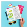 Dividers & Tabs | Avery 74767 Ultra Tabs 2.5 in. x 1 in. 1/5-Cut Repositionable Margin Tabs - Assorted Neon (24/Pack) image number 7