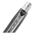 Pens | uni-ball 73832 Jetstream 1 mm Retractable Hybrid Gel Pen - Black Ink/Black/Silver Barrel/Bold (1-Dozen) image number 5