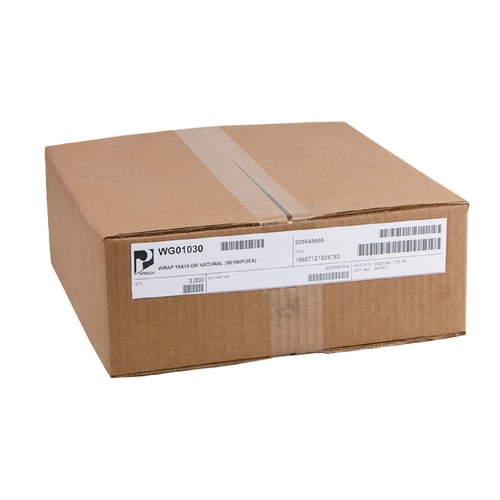 Food Wraps | Paterson WG01030 15 in. x 16 in. Grease-Resistant Food Wrap - Natural (3000/Carton) image number 0