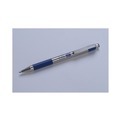 Pens | Zebra 27120 F-301 Fine 0.7 millimeter Retractable Ballpoint Pen - Blue Ink/Stainless Steel/Blue Barrel (1-Dozen) image number 2