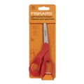 Arts & Crafts Supplies | Fiskars 1069756 Premier Left Handed Scissors 9.75-in Long 8-in Cut Length Offset Red Handle image number 3