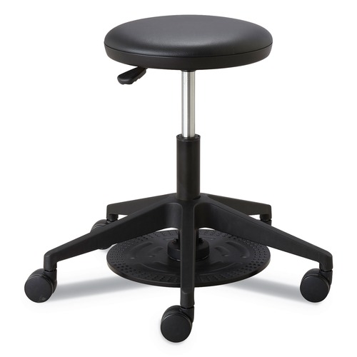 Office Chairs | Safco 3437BL 19.25 in. to 24.25 in. Seat Height Supports Up to 250 lbs. Lab Stool - Black image number 0