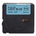 Labels | Brother P-Touch BTAGL31 0.47 in. x 13.1 ft. Genuine P-Touch BTAG Label Tapes - Black on Light Blue image number 3