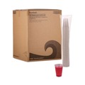  | Boardwalk BWKTRANSCUP9CT 9 oz. Polypropylene Plastic Cold Cups - Translucent (100 Cups/Sleeve, 25 Sleeves/Carton) image number 0