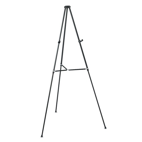  | Quartet 51E 38 in. - 66 in. High Lightweight Aluminum Telescoping Tripod Easel - Black image number 0