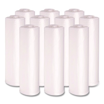 Boardwalk V8046MNKR04 40 in. x 46 in. 45 gal. 11 mic High-Density Can Liners - Natural (250/Carton)