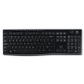 Office Electronics & Batteries | Logitech 920-003051 K270 USB Unifying Receiver Wireless Keyboard - Black image number 0