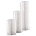 Cups and Lids | Dart PL100N PET Portion/Souffle Cup Lids Fits 0.5 - 1 oz. Cups - Clear (2500/Carton) image number 0